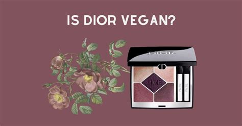 dior perfume vegan|is dior vegan 2024.